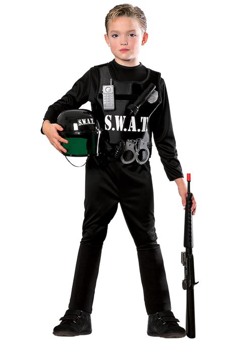 swat team officer costume|kids swat uniforms and gear.